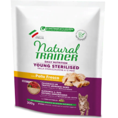 Trainer Natural Cat Secco Young Sterilized Pollo Gr 300