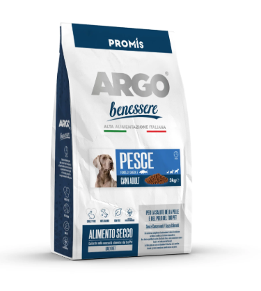 Argo Dog Secco Benessere Pesce Kg 3