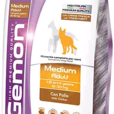 Gemon Dog Secco Adult Medium Pollo - KG 15