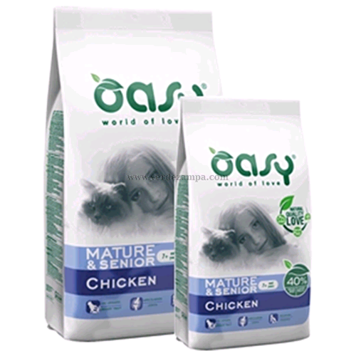 Oasy Cat Secco Superior Mature Kg 1,5 - immagine 3
