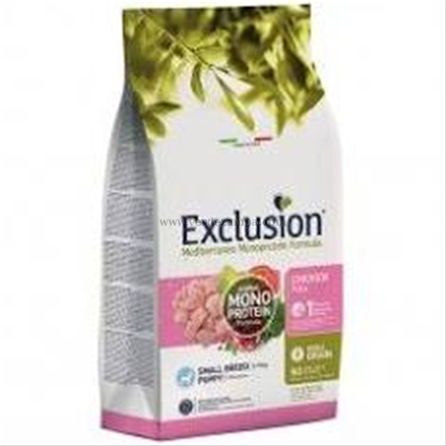 Exclusion Dog Secco Mediterraneo Puppy Small Pollo - immagine 3