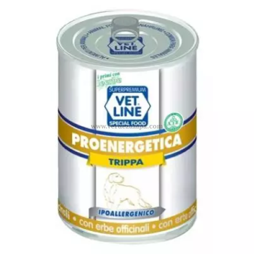 Vet Line Dog Umido Lattina Proenergetica Adult Pate' Trippa Gr 400 - immagine 3