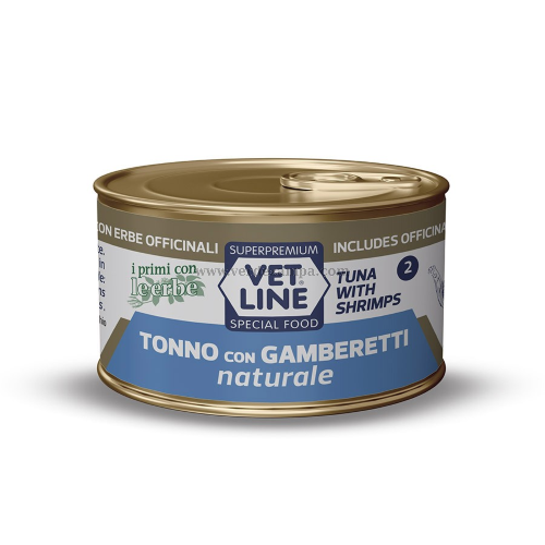 Vet Line Cat Umido Lattina Naturale Al Tonno E Gr 150 - immagine 3