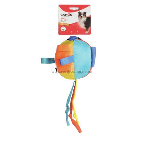 Camon Ah050 Gioco Cane Hide And Seek In Poliestere C/squeaker, Palla, Diam. 13cm - immagine 3