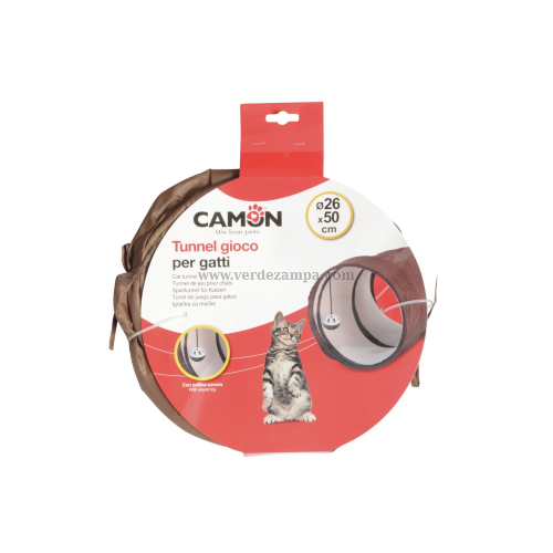 Camon Gioco Gatto - Tunnel Componib. C/gioco 26*50cm - immagine 3