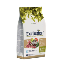 Exclusion Dog Secco Mediterraneo Adult Small Agnello