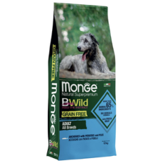 Monge Bwild Grain Free Acciughe Patate Piselli - KG 12