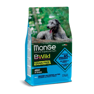 Monge Bwild Grain Free Acciughe Patate Piselli