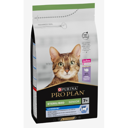 Proplan Cat Secco Sterilised 7+ Tacchino Kg 1,5 - immagine 3