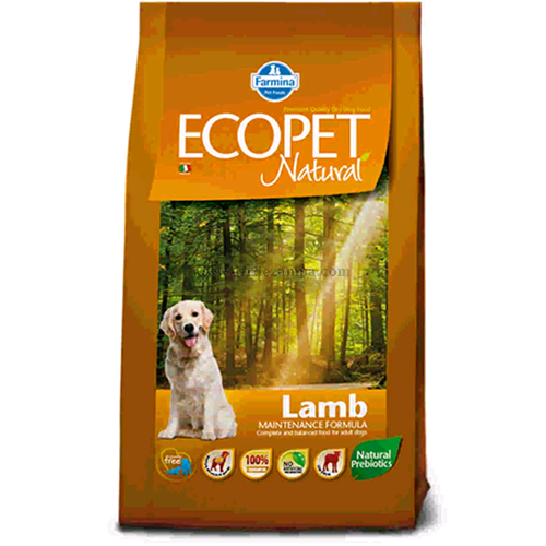 Farmina Ecopet Natural Adult Medium/maxi Agnello Kg 12